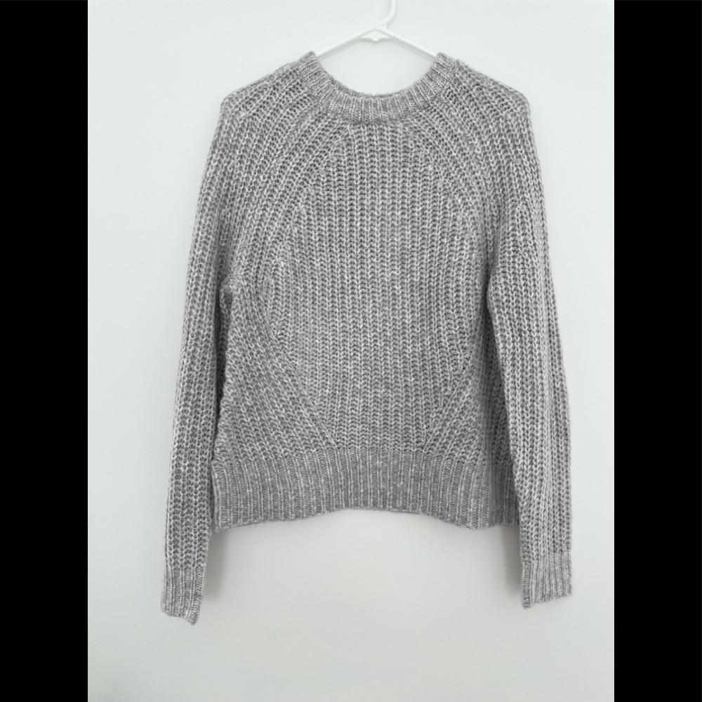 A NEW DAY- Women's Crewneck Pullover Sweater Gray S